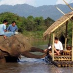 Anantara Golden Triangle Thailand bamboo raft adventure – it’s the only way to travel!