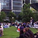 Summer Screen at Canary Wharf