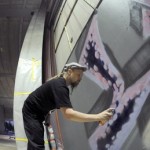 Graffiti at the Helsinki Exhibition & Convention Centre