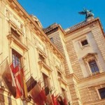 OSCE conference seat- Hofburg at the heart of international politics